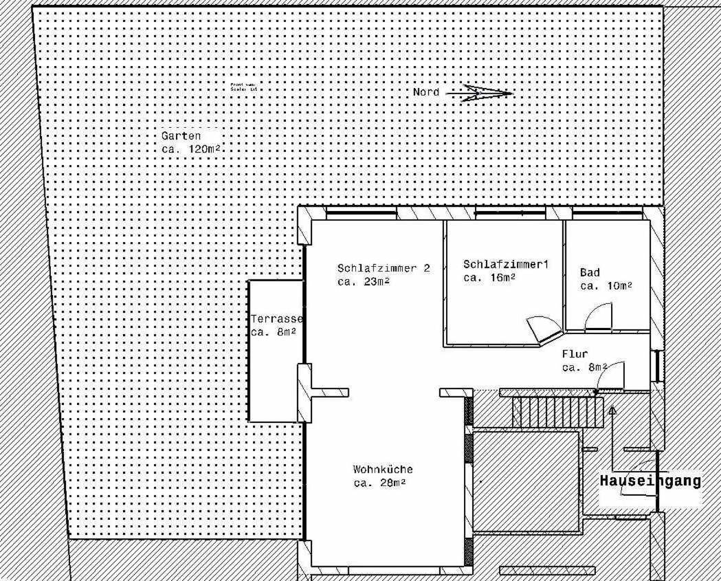 85 Qm Wohnung Pauluste Mit Terasse Und Garten ロストック エクステリア 写真